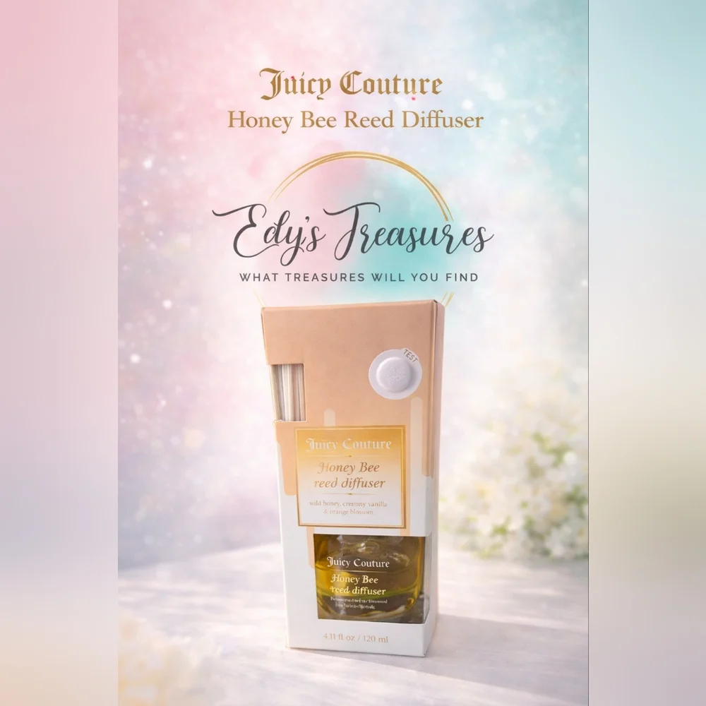 Juicy Couture Honey Bee Reed Diffuser in Tan and Gold